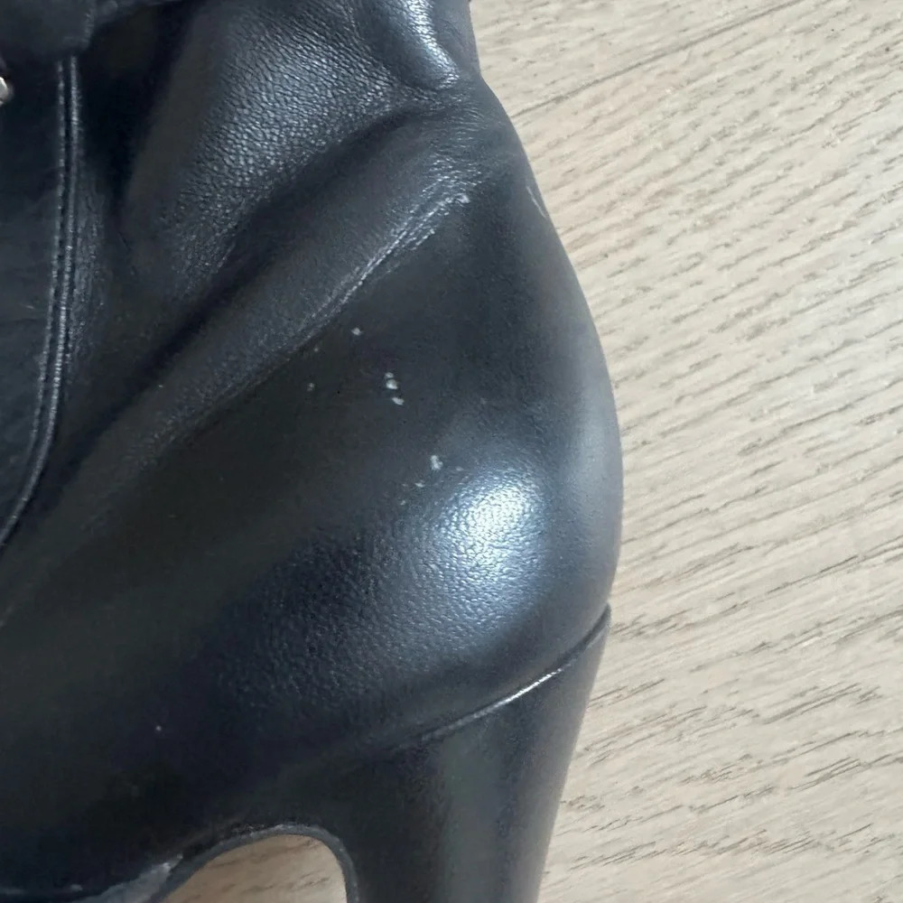 Seventy leather heeled booties size 37 - Picture 8 of 10